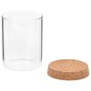 vidaXL Storage Glass Jars with Cork Lid 6 pcs 650 ml