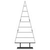 vidaXL Metal Christmas Tree with Stand Black 150 cm Steel
