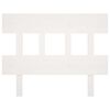 vidaXL Bed Headboard White 103.5x3x81 cm Solid Wood Pine