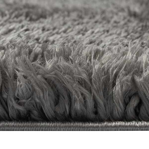vidaXL High Pile Shaggy Rug Anthracite 100x200 cm 50 mm