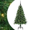 vidaXL Artificial Christmas Tree with 150 LEDs with Stand Green 120 cm