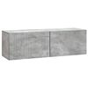 vidaXL Wall-Mounted TV Cabinet Concrete Grey 98 x 31 x 30 cm