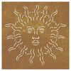 vidaXL Garden Wall Decoration 55x55 cm Corten Steel Sun Design