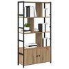 vidaXL Bookshelf Artisan Oak 80 x 30 x 155.5 cm Engineered Wood