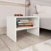 vidaXL Bedside Cabinets 2 pcs White 40x30x30 cm Engineered Wood