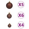 vidaXL Artificial Pre-lit Christmas Tree with Ball Set White 90 cm