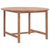vidaXL Garden Dining Table | Teak | Solid Teak wood | Medium | Durable