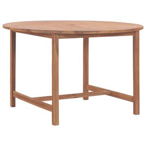 vidaXL Garden Dining Table | Teak | Solid Teak wood | Medium | Durable
