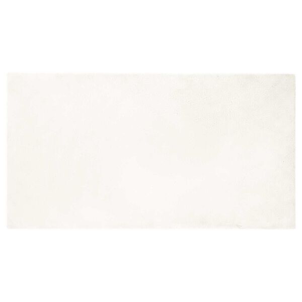 vidaXL Anti-Slip Faux Rabbit Fur Rug Olite Cream 80 x 150 cm Polyester