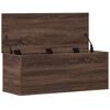 vidaXL Storage Box Brown Oak 90x35x35 cm Engineered Wood