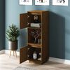 vidaXL Highboard Honey Brown 38x35x117 cm Solid Wood Pine