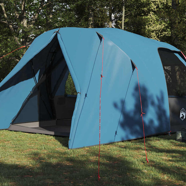 vidaXL Dome Tent with Roof with Storage Blue 500 x 314 x 206 cm
