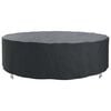 vidaXL Outdoor Furniture Cover Black 320 x 320 x 85 cm 600D fabric