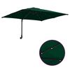 vidaXL Garden Parasol Green 248.5 x 247.5 x 160 cm Fabric