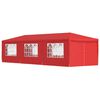 vidaXL Party Tent 900 x 300 x 255 cm Red PE and Steel
