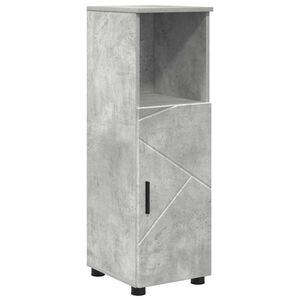 vidaXL Bathroom Cabinet with Storage Concrete Grey 30 x 35 x 95 cm