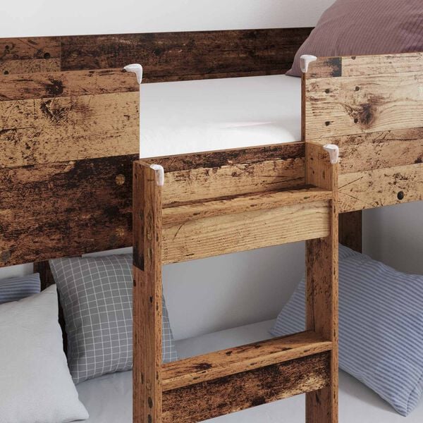 vidaXL Bunk Bed for Kids Old Wood 100 x 190 cm Engineered Wood