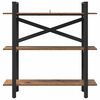 vidaXL Bookshelf Old Wood 100 x 33.5 x 102 cm Engineered Wood