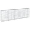 vidaXL Gabion Basket with Cover 500x50x150 cm Galvanised Iron