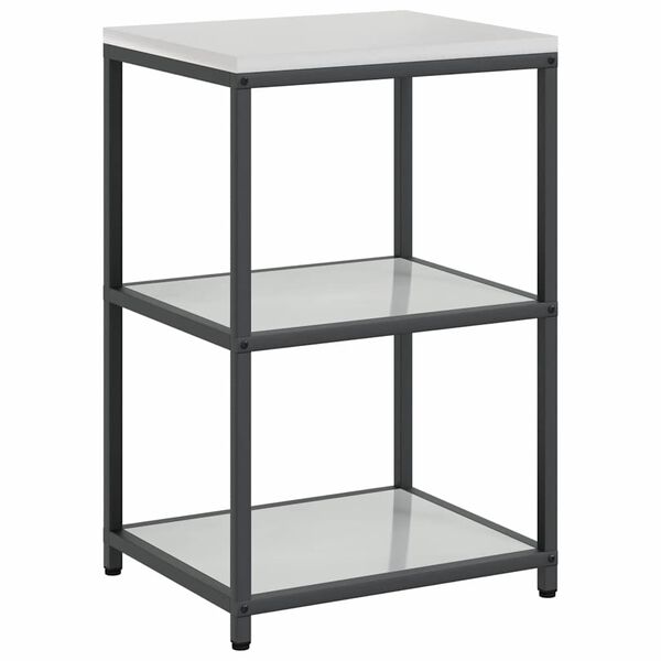 vidaXL Kitchen Storage with Shelf Silver 60 x 50 x 92 cm Steel