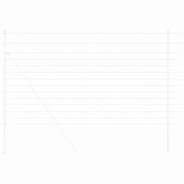 vidaXL Wild Fence Hot Dip Galvanized 1000 x 140 x 0.18 cm Iron