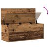 vidaXL Storage Box Old Wood 90 x 35 x 35 cm Engineered Wood