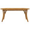 vidaXL Garden Table 200x90x75 cm Solid Wood Acacia
