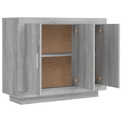 vidaXL Sideboard Grey Sonoma 92x35x75 cm Engineered Wood