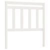 vidaXL Bed Headboard White 96x4x100 cm Solid Wood Pine