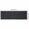 vidaXL Area Rugs Rectangular Dark Grey 80 x 200 cm Jute