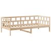 vidaXL Day Bed with Roof without Mattress 90x200 cm Solid Wood