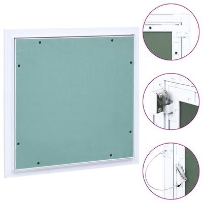 vidaXL Access Panel with Aluminium Frame and Plasterboard 300x300 mm