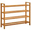 vidaXL Shoe Rack | Solid Oak | Solid Oak Wood | Medium | Shoe Rack | Rectangular