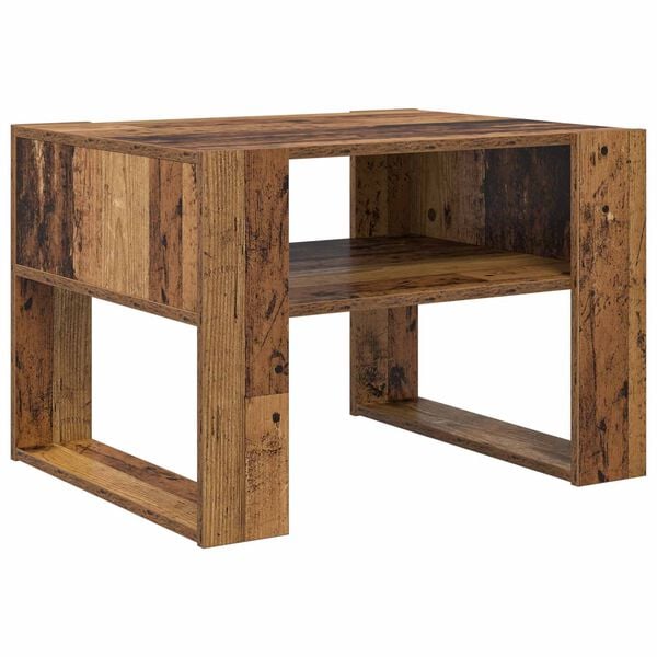 vidaXL Coffee Table Old Wood 66 x 53 x 45 cm Engineered Wood