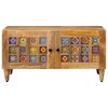 vidaXL Coffee Table Natural 80 x 50 x 40 cm Solid Mango Wood