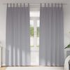 vidaXL Blackout Curtains with Rings 2 pcs Light Grey 225 x 140 cm