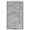 vidaXL Bathroom Cabinet Wall-mounted Concrete Grey 39 x 23.5 x 65 cm