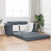 vidaXL Sofa Bed Dark Grey 148 x 71 x 83 cm Velvet