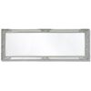 vidaXL Wall Mirror Baroque Style 140x50 cm Silver