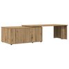 vidaXL Coffee Table Artisan Oak 150x50x35 cm Engineered Wood