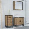 vidaXL Sideboard Artisan Oak 35.5 x 35 x76 cm