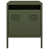 vidaXL Bedside Cabinet&nbsp;Olive Green 35x39x43.5 cm Steel