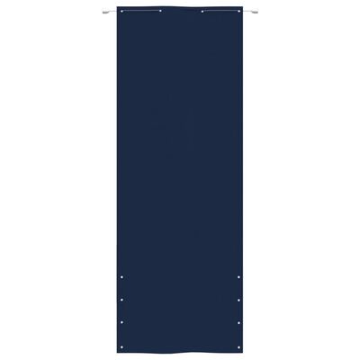 vidaXL Balcony Screen Blue 80x240 cm Oxford Fabric