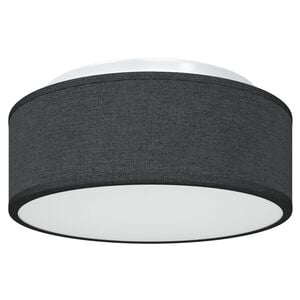 vidaXL Ceiling Lamp Black 30 x 13.5 cm Fabric