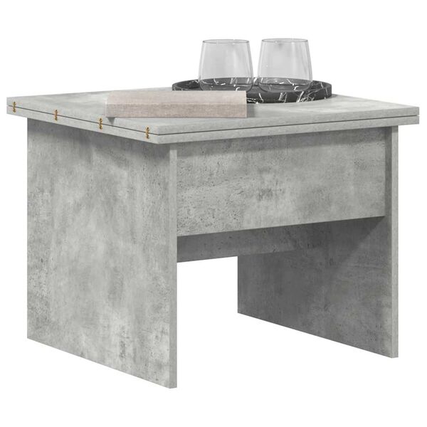 vidaXL Coffee Table Concrete Grey 55 x 54.5 x 45 cm Engineered wood