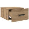 vidaXL Bedside Cabinet Wall-mounted 2 pcs Artisan Oak 35 x 35 x 20 cm