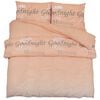 vidaXL Duvet Cover Set Pink 225x220 cm Cotton