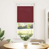 vidaXL Pleated Blind Bordeaux Red 55x100 cm Fabric Width 54.4 cm Polyester