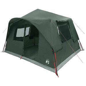 vidaXL Instant Tent 8-Person Army Green Polyester and Steel