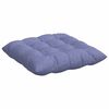 vidaXL Seat Cushions 2 pcs Jeans Blue 40 x 40 x 6 cm Fabric